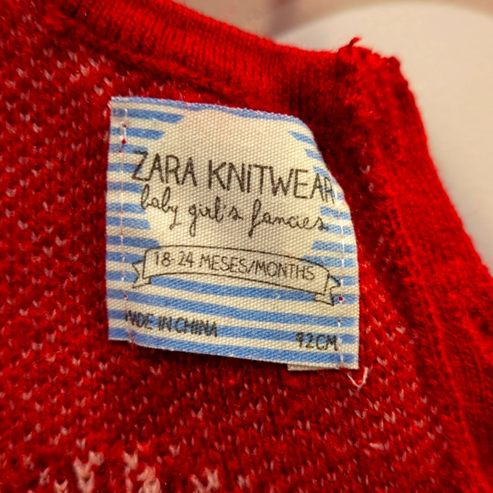 18-24 months Zara Knitwear dress